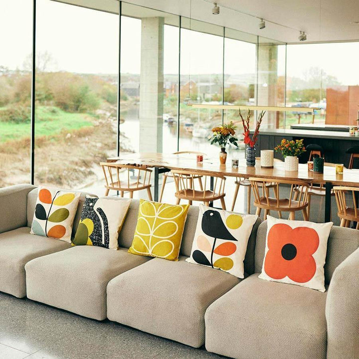 Orla Kiely Multi Stem Filled Cushion - Multi - Williamsons Factory Shop