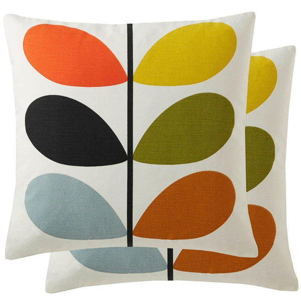 Orla Kiely Multi Stem Filled Cushion - Multi - Williamsons Factory Shop