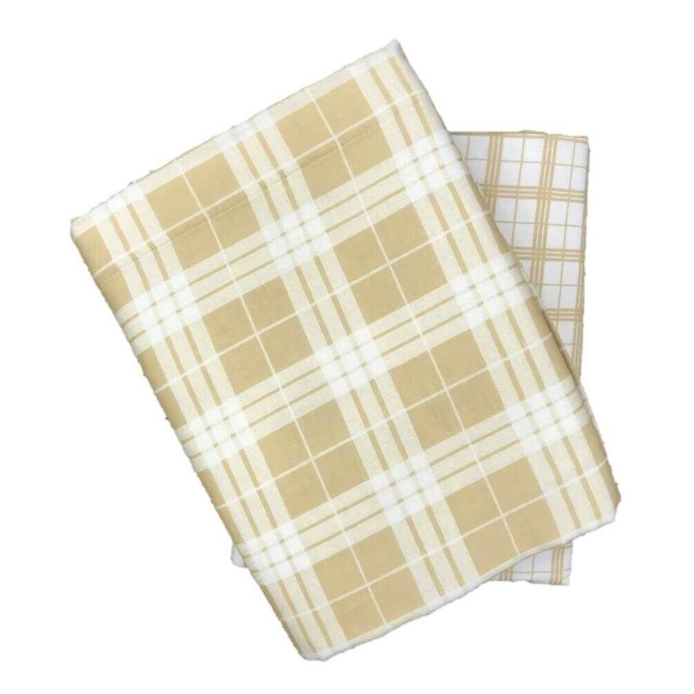 Quebec Flannelette Sheet Set - Latte-Williamsons Factory Shop