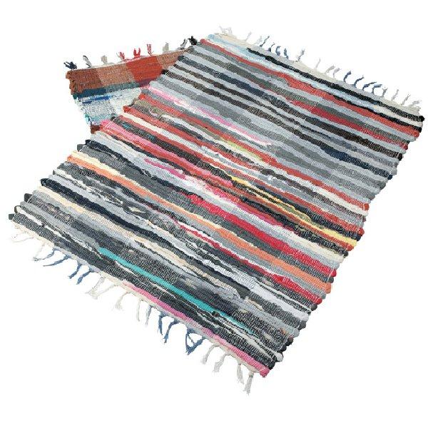 Recycled Cotton Handmade Rag Rugs 60 x 80cm - Williamsons Factory Shop
