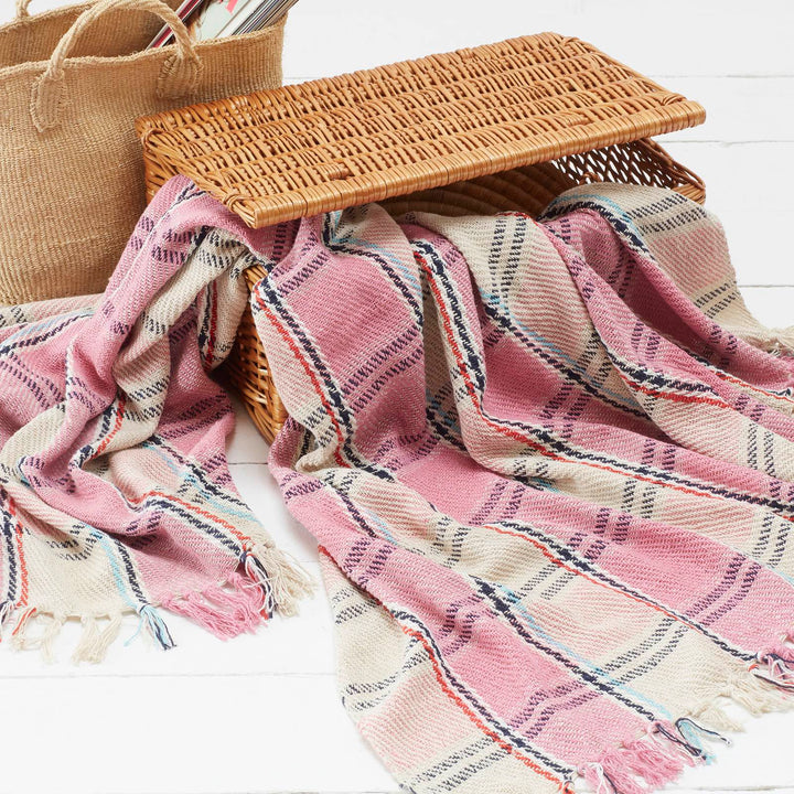 Recycled Cotton Picnic Blanket (120 x 150cm) - Williamsons Factory Shop
