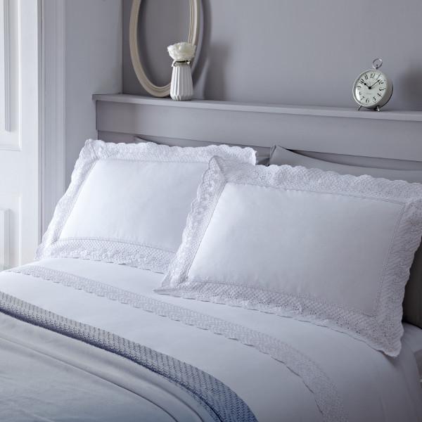 Renaissance White Duvet Cover - Williamsons Factory Shop