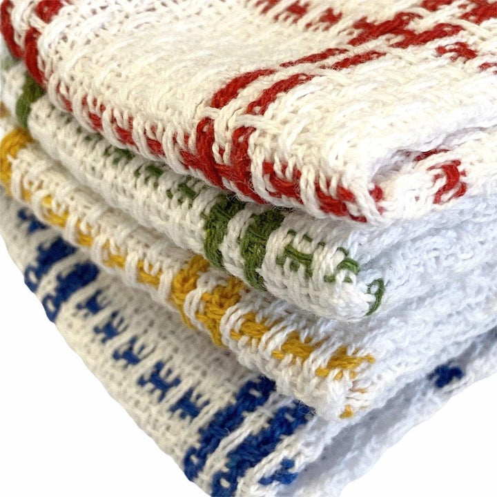 Riggs Basket Weave Dish Cloths (4) - Williamsons Factory Shop