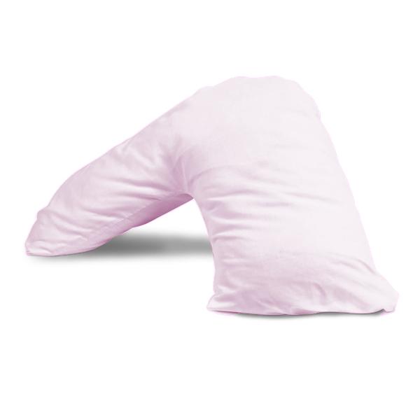 Riggs Percale Orthopaedic V Pillow Case-Williamsons Factory Shop