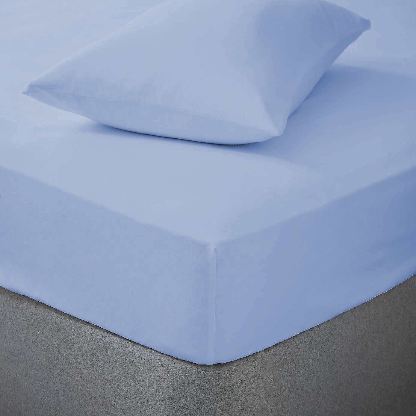 Riggs Pride Flannelette Brushed Cotton Sheets - Blue-Williamsons Factory Shop
