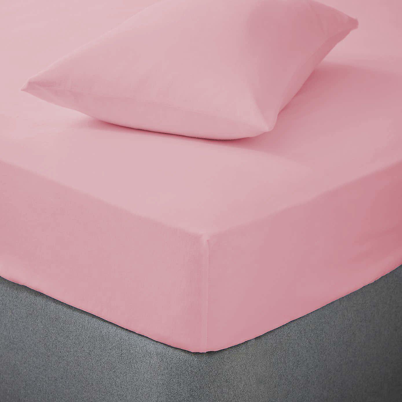 Riggs Pride Flannelette Brushed Cotton Sheets - Pink-Williamsons Factory Shop