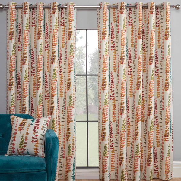 Sundour Santa Maria Eyelet Curtains - Rumba