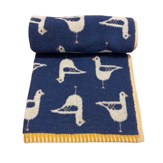 Bellissimo Seagulls Towel - Navy