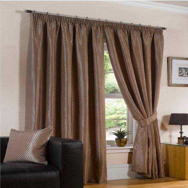 Sicily Curtains - Brown
