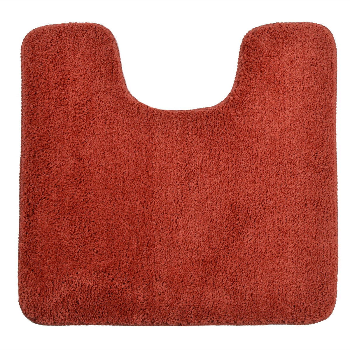 Antron Luxury Non-Slip Pedestal Mat - Terracotta - Williamsons Home
