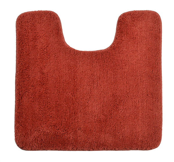 Antron Luxury Non-Slip Pedestal Mat - Terracotta - Williamsons Factory Shop
