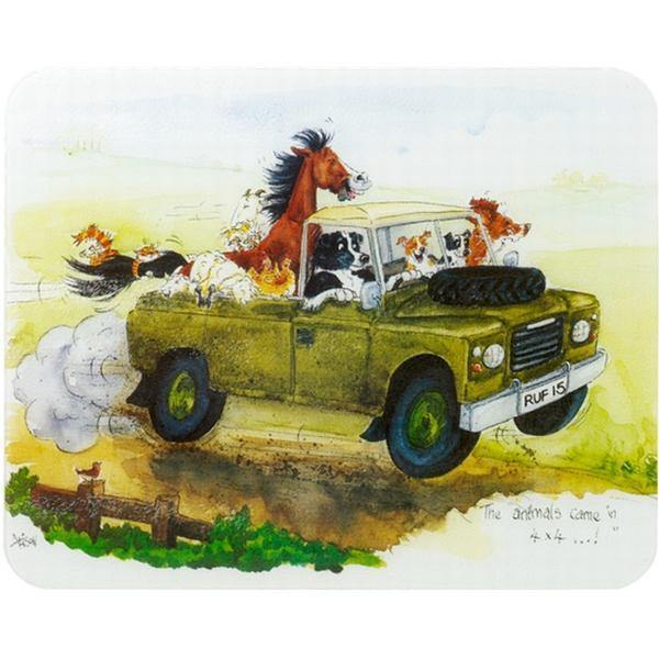 The Animals Came In 4x4 Worktop Protector-Williamsons Factory Shop