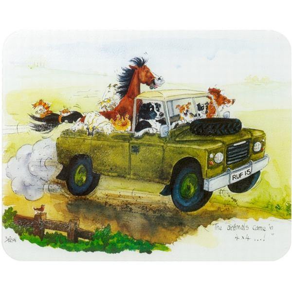 The Animals Came In 4x4 Worktop Protector - Williamsons Factory Shop