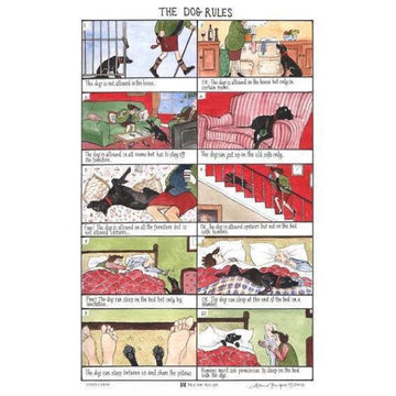 The Dog Rules Tea Towel - Williamsons Home