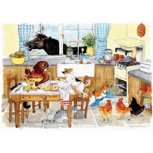 Too Many Cooks Worktop Protector-Williamsons Factory Shop