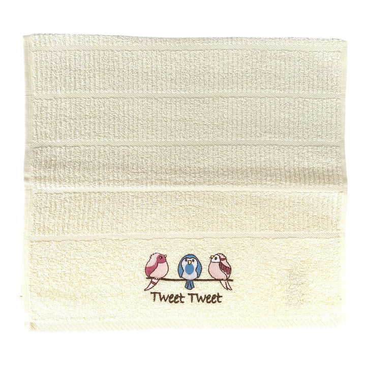 Tweet Tweet Birds Kitchen Towel - Williamsons Factory Shop