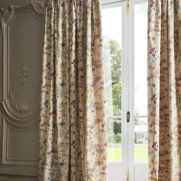 Voyage Maison Ilinizas Poppy Lined Pencil Pleat Curtains - Williamsons Factory Shop
