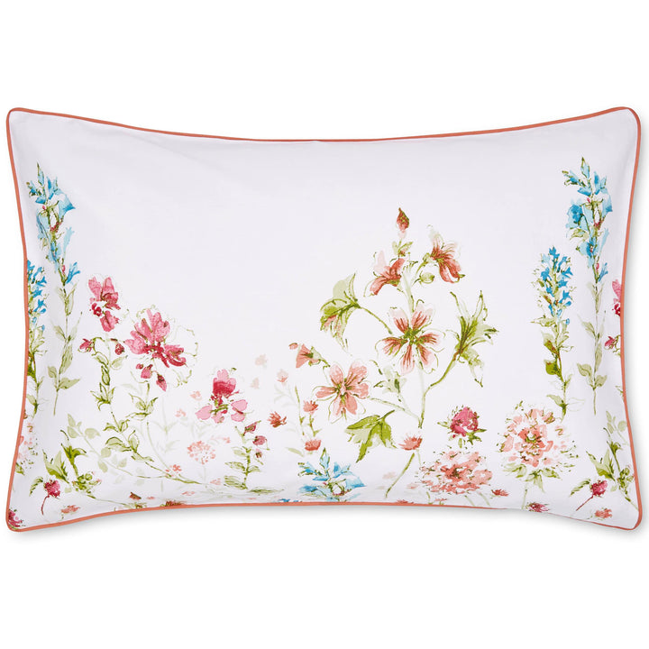 Laura Ashley Wild Meadow Duvet Cover Set - Crimson - Williamsons Factory Shop
