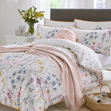 Laura Ashley Wild Meadow Duvet Cover Set - Multi - Williamsons Home