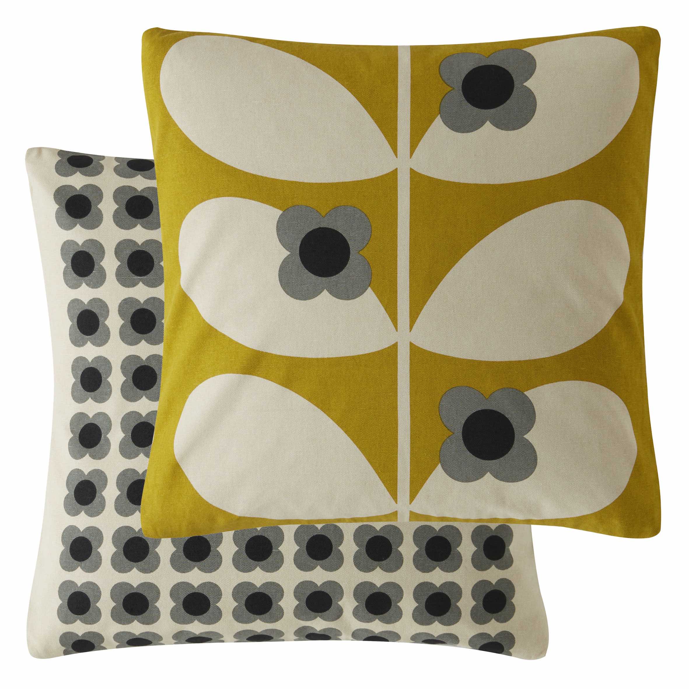 Orla Kiely Wild Rose Cushion - Dandelion