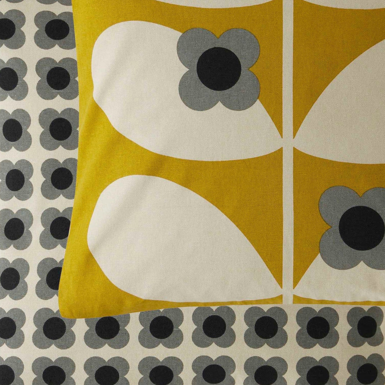 Orla Kiely Wild Rose Cushion - Dandelion