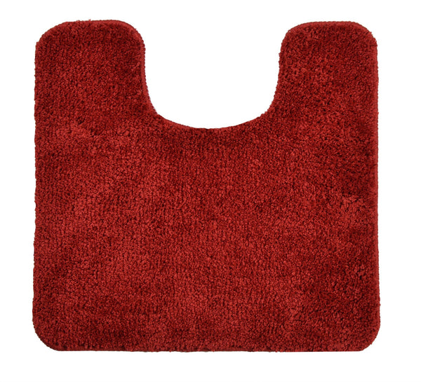 Antron Luxury Non-Slip Pedestal Mat - Burgundy - Williamsons Factory Shop