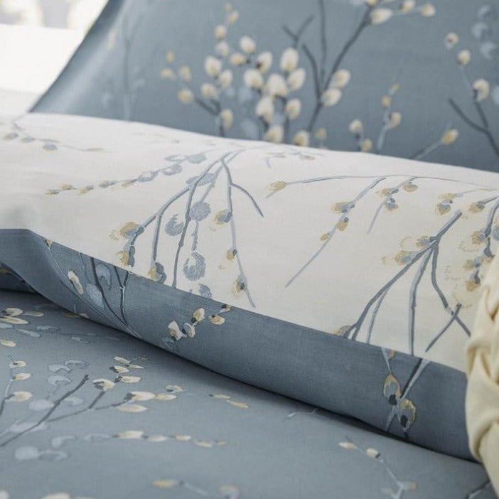 Laura Ashley Pussy Willow Duvet Cover Set - Dark Seaspray