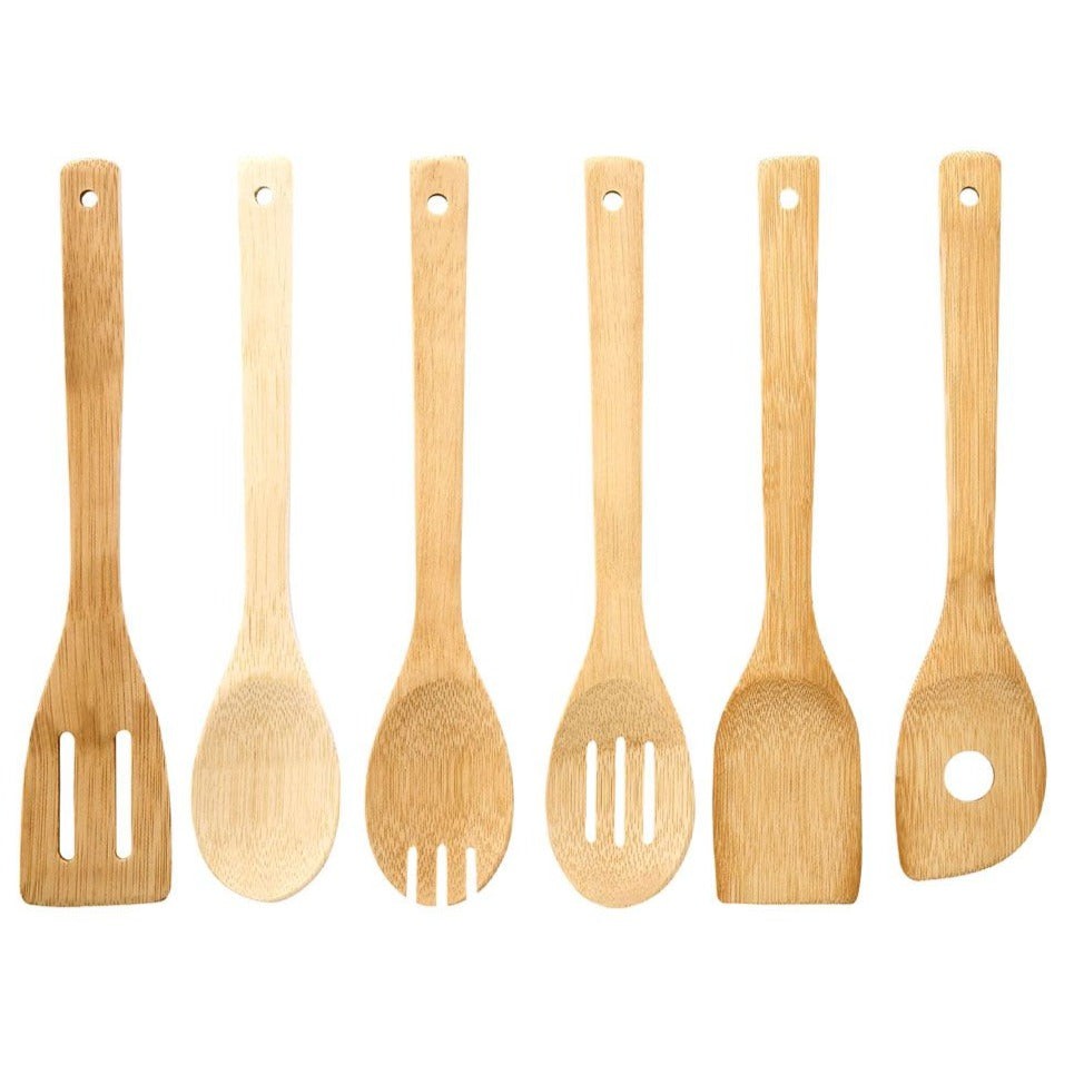 Bamboo Utensils - Set of 6