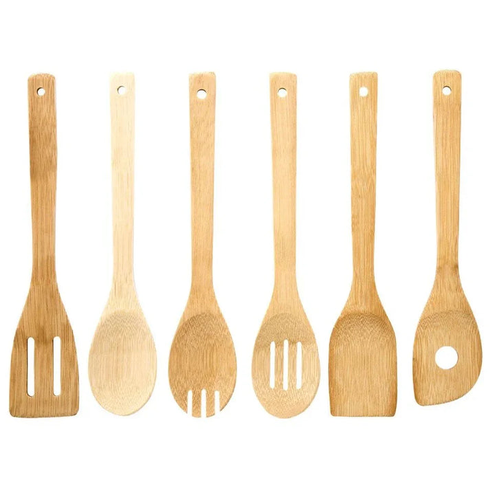 Bamboo Utensils Set of 6 Williamsons Factory Shop