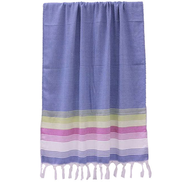 Quick Dry Hammam Beach Towel/Wrap - Blue