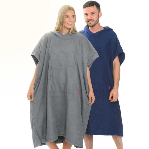 Ezi Dri Changing Robe - Grey / Blue - Williamsons Factory Shop