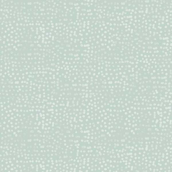 Duck Egg Spots Vinyl Oil Cloth - Williamsons Factory Shop