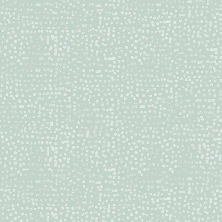 Duck Egg Spots Vinyl Oil Cloth - Williamsons Factory Shop