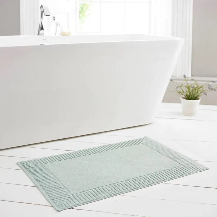 Bliss Pima Cotton Bath Mat - Spearmint - Williamsons Factory Shop