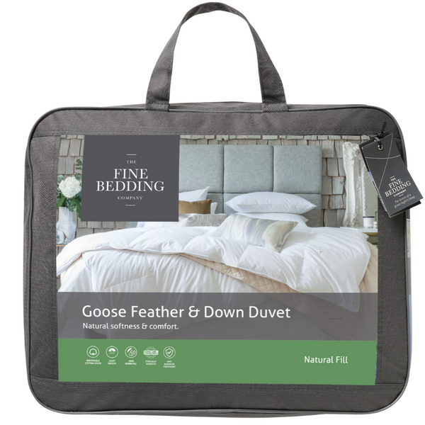 Fine Bedding Goose Feather & Down Duvet - Williamsons Factory Shop