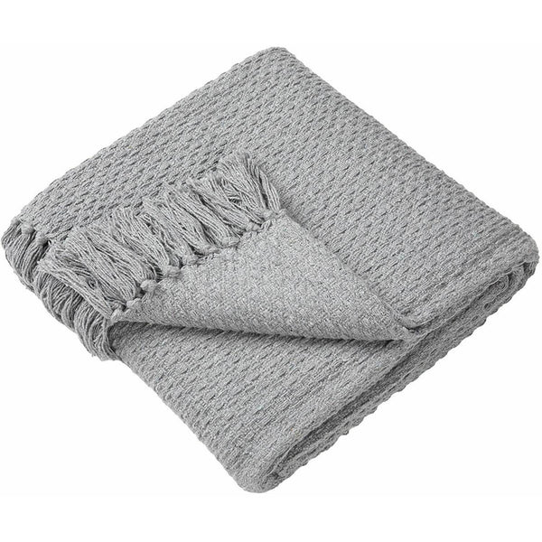Drift Home Hayden Recycled Cotton Throw - Grey