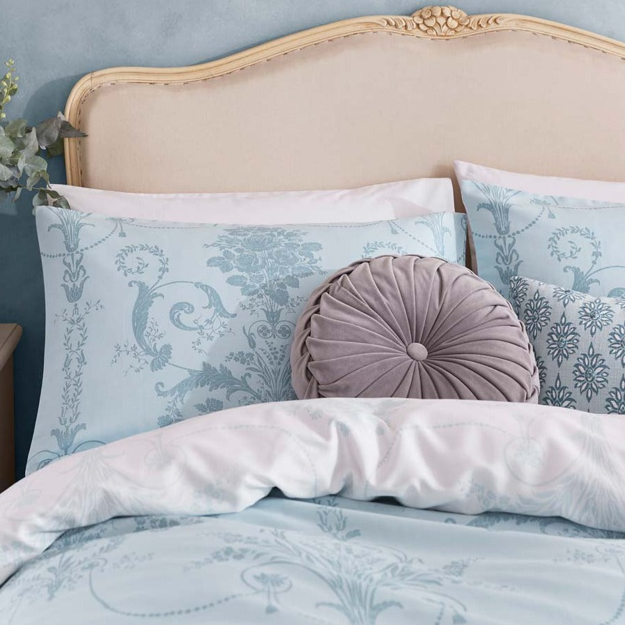 Laura Ashley Josette Duvet Cover Set - Seaspray