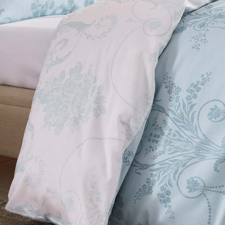 Laura Ashley Josette Duvet Cover Set - Seaspray