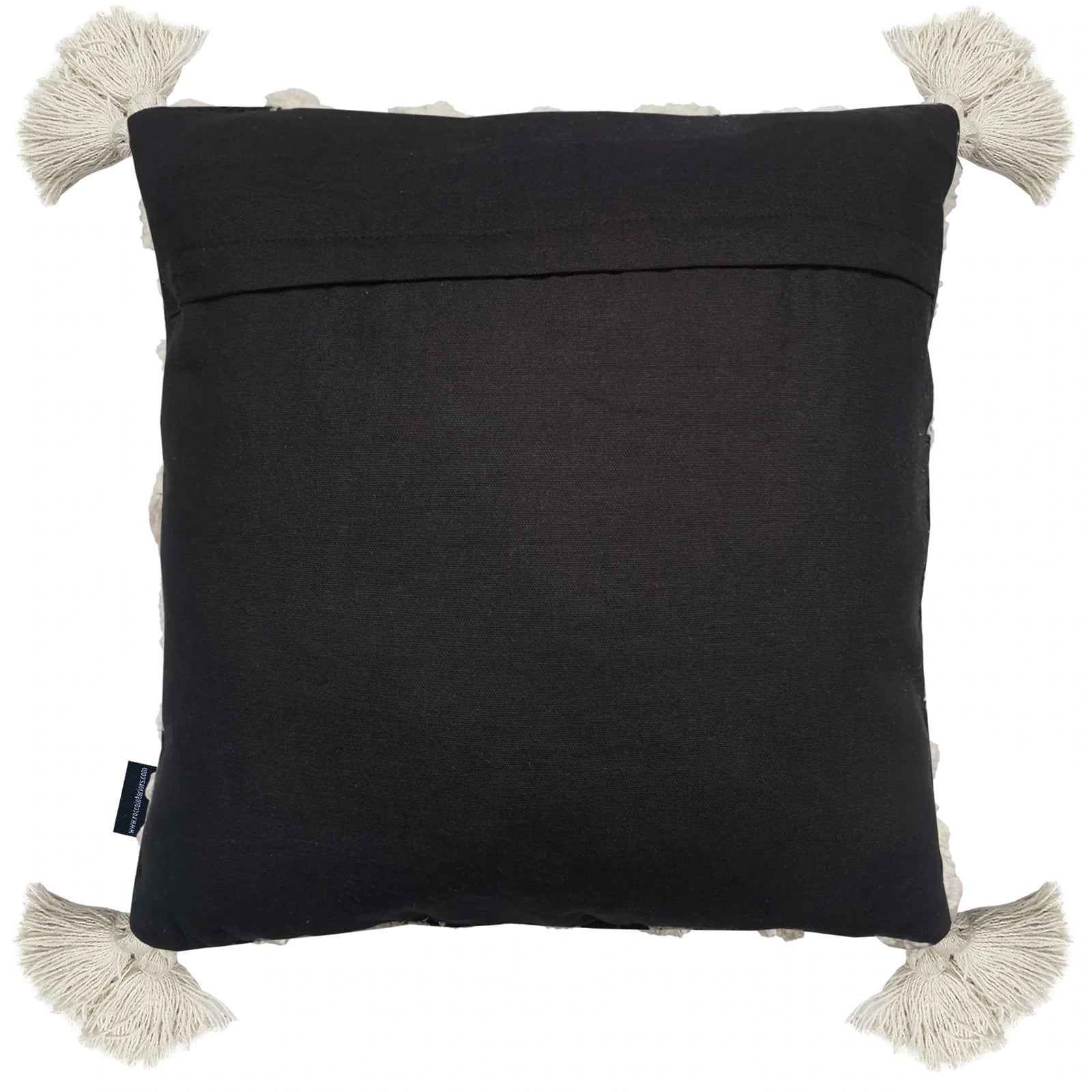 Rocco Pemba Tufted Diamond Cushion Cover - Black