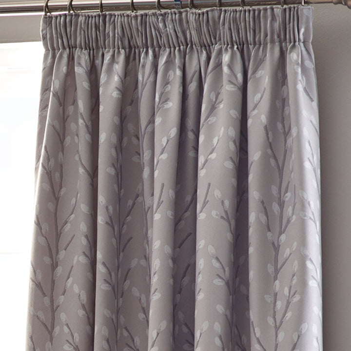 Sienna Lined Pencil Pleat Curtains - Dove Grey - Williamsons Factory Shop