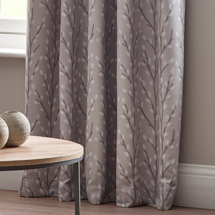 Sienna Lined Pencil Pleat Curtains - Dove Grey - Williamsons Factory Shop